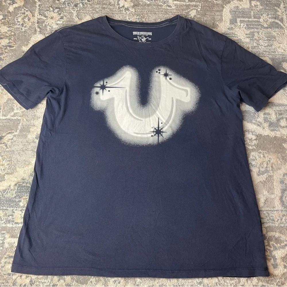 True Religion Dark Blue Graphic Tee